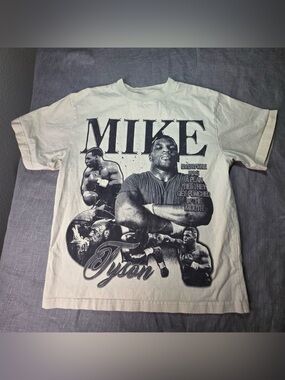 Mike Tyson Graphic T-Shirt Men Size S Iron Mike Boxing Vintage Tee